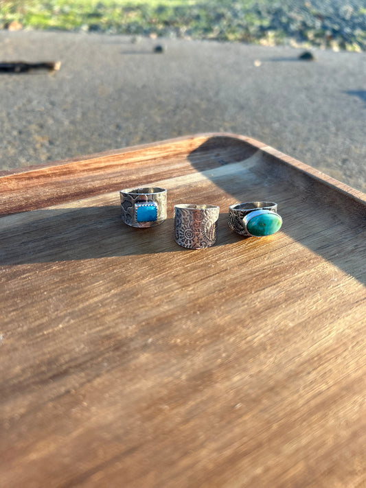 Textured Rings