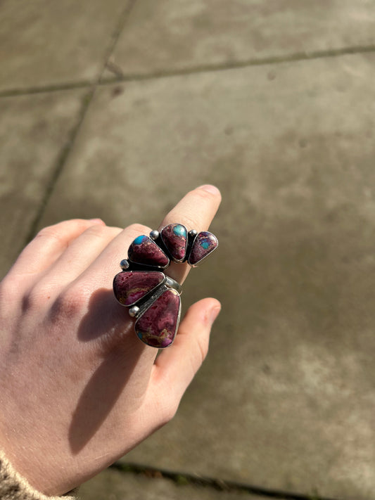 Purple Thorn Ring