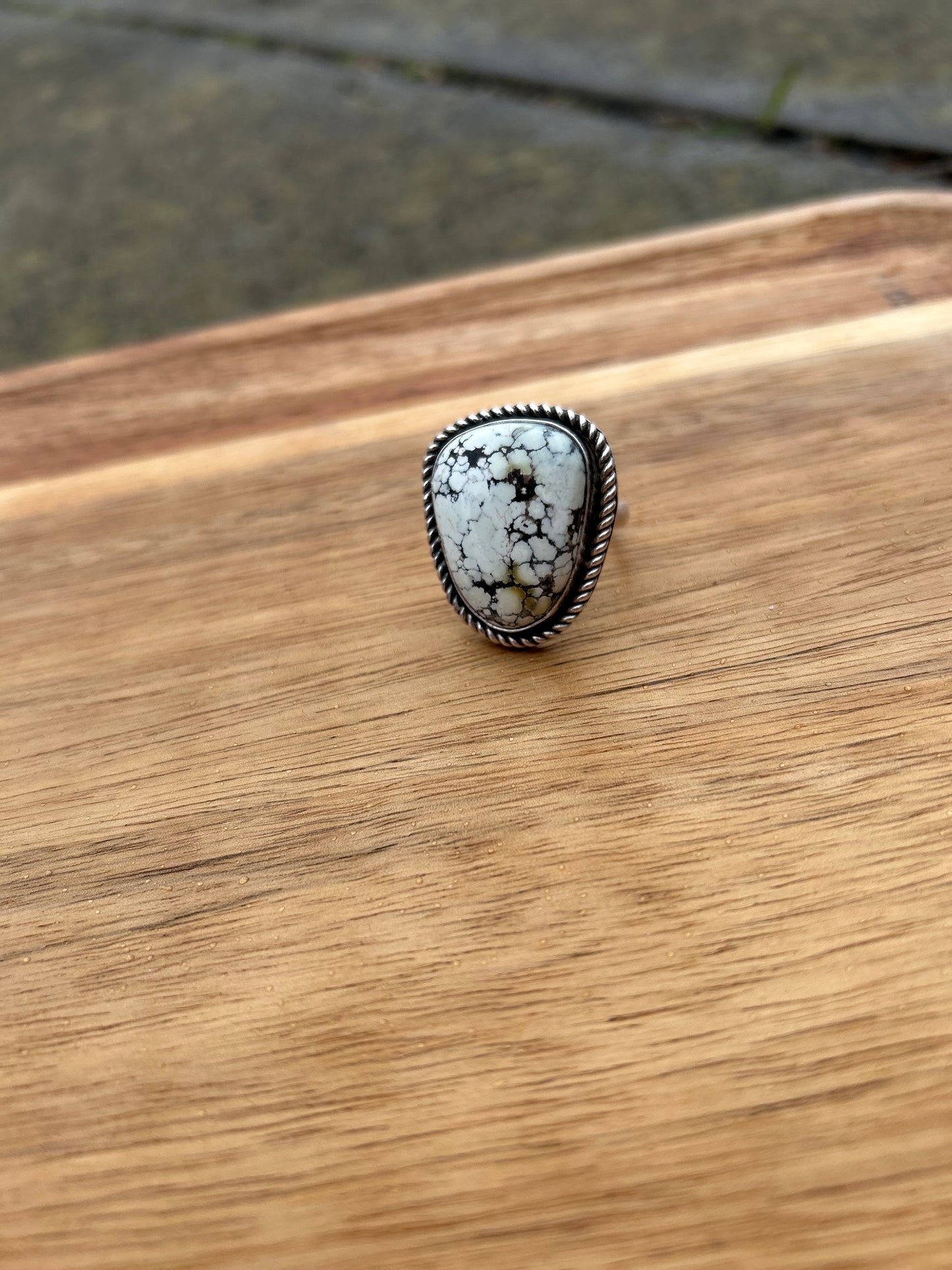 Natural Miller Mountain Variscite Ring