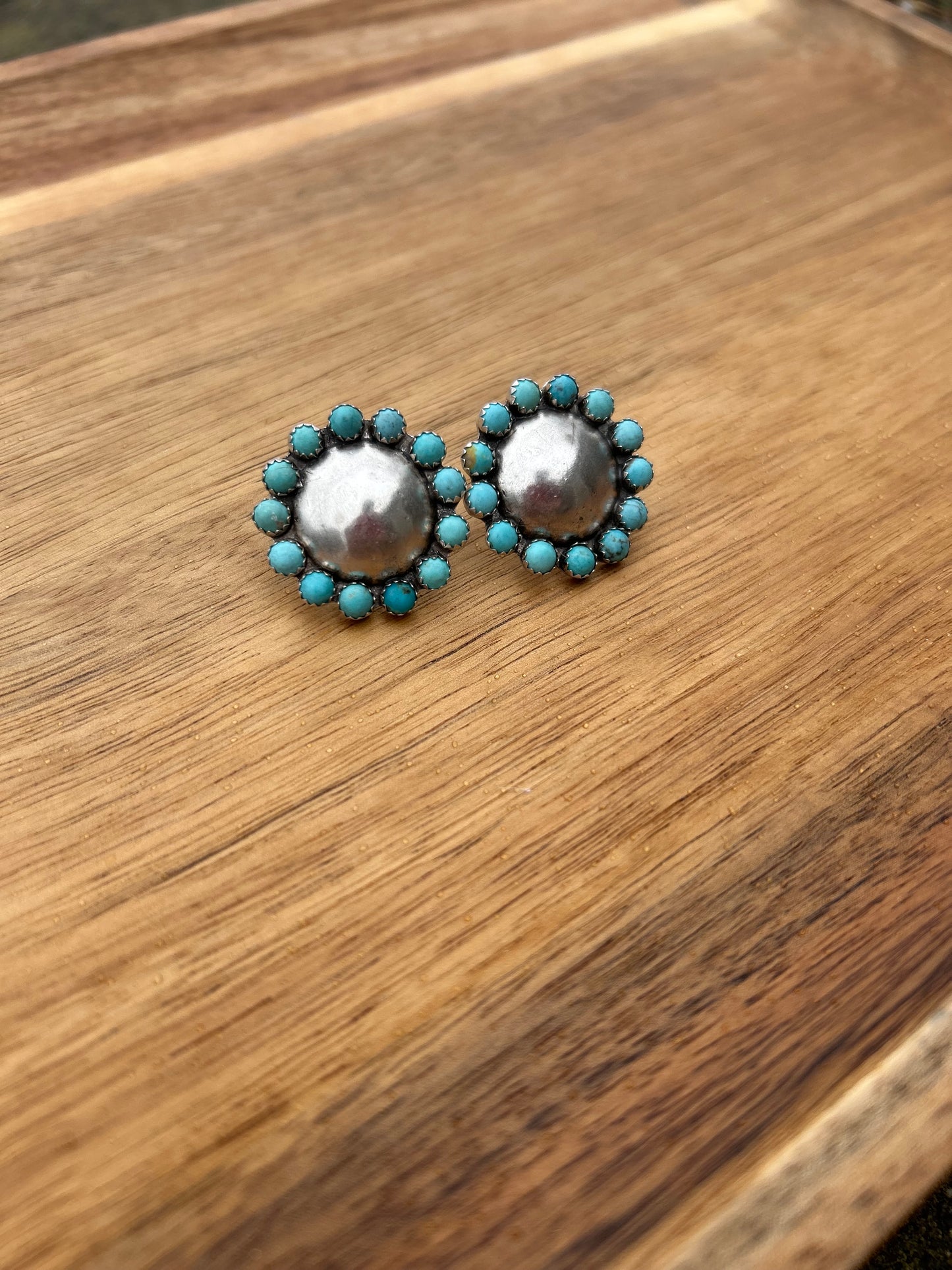 Turquoise Conch Studs