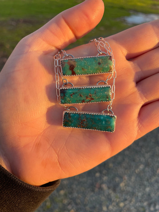 Turquoise Bar Neccklaces